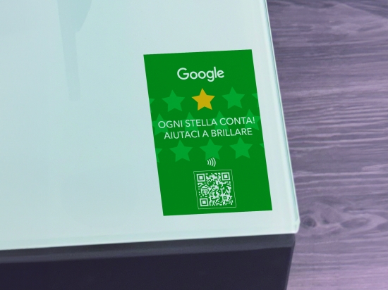 Adesivi Per Recensioni (NFC+QR): 5pz