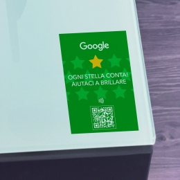 Adesivi Per Recensioni (NFC+QR): 5pz